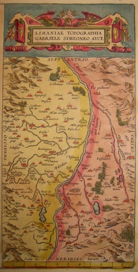 Ortelius Abraham (1528-1598) Limaniae topographia... 1603 Anversa, Jean Baptiste Vrients